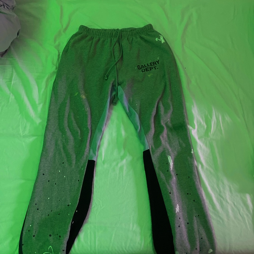Gallery dept paint splatter flared sweatpants